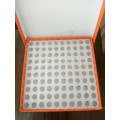 Caja de tubos de centrífuga de 0,5 ml Caja de tubos crioviales de 100 pocillos